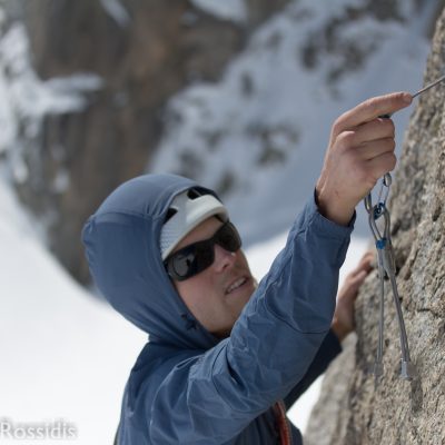 Chris on Pyramid du Tacul